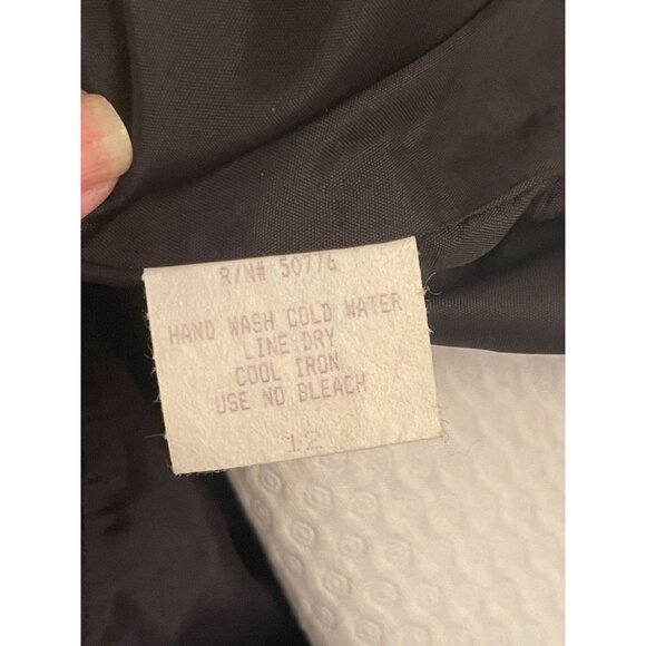 VTG 80s Geary Roark Kamisato Polka Dot Cotton Dress Buttons USA Made Size 12 - Picture 10 of 15